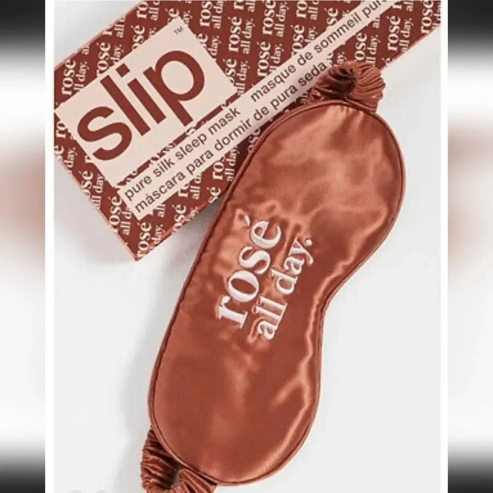 Slip Silk Rose All Day Rose Gold 22 Momme Mulburry 100% Silk Sleep Mask …